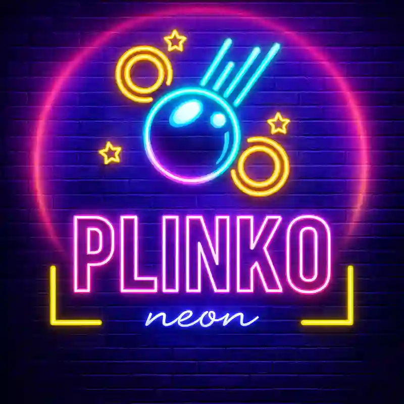 Plinko Neon Casino Game Main Image